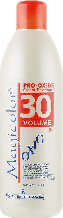 Окислительная эмульсия 9 % - Kleral System Coloring Line Magicolor Cream Oxygen-Emulsion — фото N3