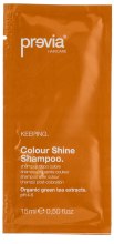 Духи, Парфюмерия, косметика Шампунь "Сияние цвета" - Previa Keeping Colour Shine Shampoo (пробник)