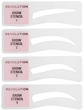 Набір для брів - Makeup Revolution Brow Powder Stamp & Stencil Kit — фото N2