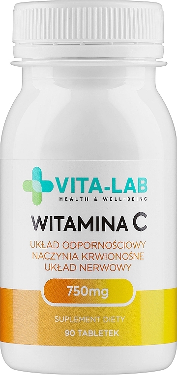 Харчова добавка "Вітамін C", 750 мг - Vita-Lab Vitamin C 750 mg — фото N1