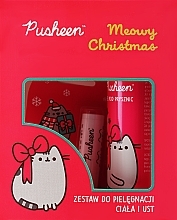 Набір - Pusheen Merry Christmas (lip/balm/3.8g + show gel/200ml) — фото N2
