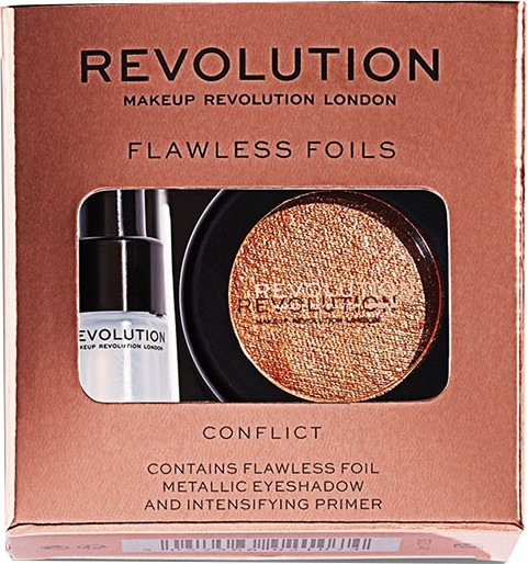 Набор - Makeup Revolution Flawless Foils (eyeshadow/2g + primer/2ml) — фото N1