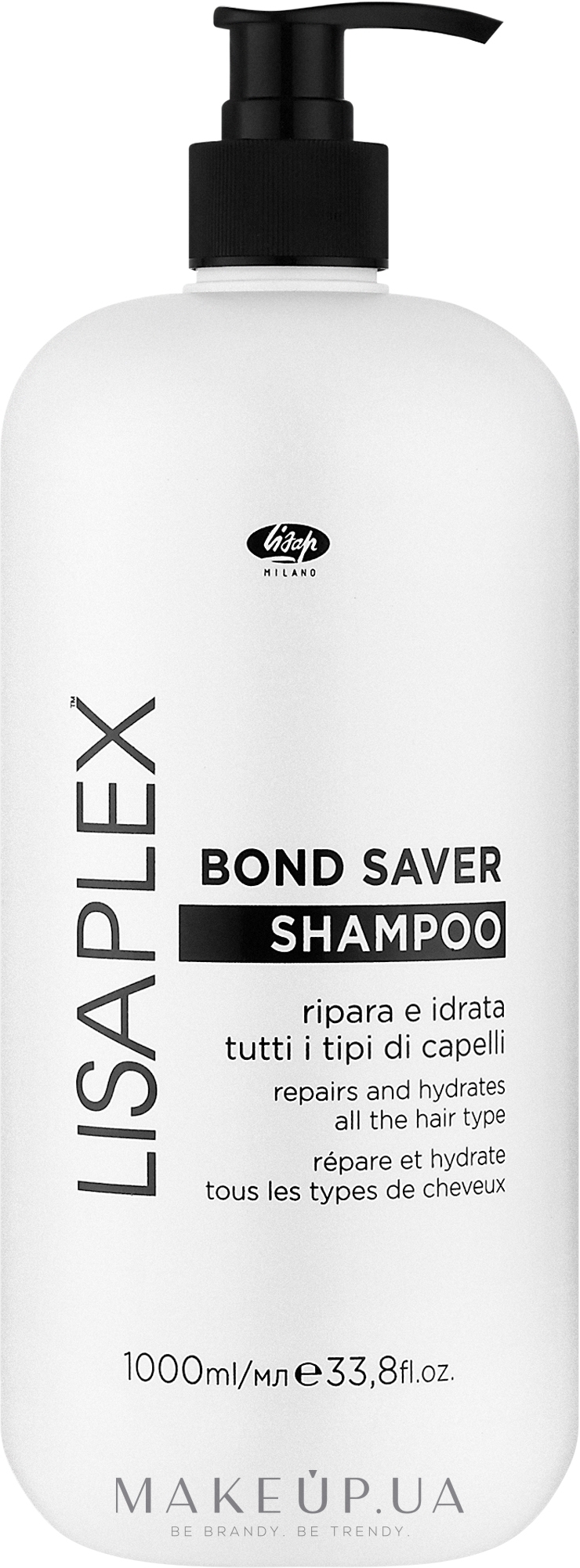 Шампунь для волос - Lisap Lisaplex Bond Saver Shampoo — фото 1000ml