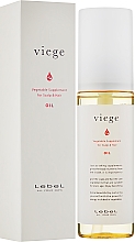 Олія для відновлення волосся - Lebel Viege Oil — фото N2