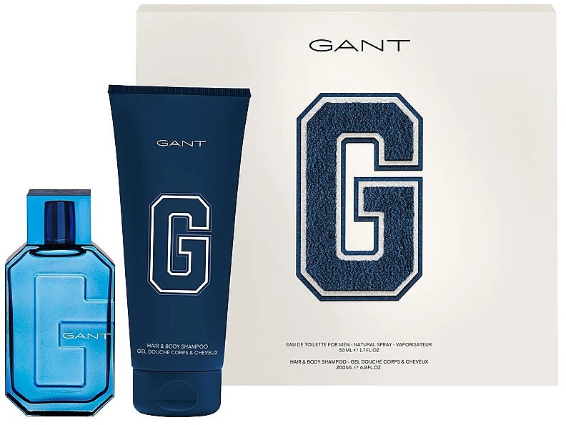 Gant Eau de Toilette - Набір (edt/50ml + shm/200ml) — фото N1