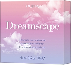 Хайлайтер - Pupa Dreamscape Translucent Face Highlighter — фото N2