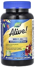 Харчова добавка "Мультивітаміни для чоловіків 50+" - Nature's Way Alive! Men's 50+ Multi Gummy — фото N1