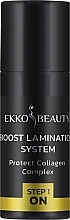 Бустер для ламінування брів та вій, крок 1 - Ekko Beauty Protect Collagen Complex Step 1 ON Boost Lamination System — фото N1