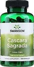 Парфумерія, косметика Харчова добавка "Каскара", 450 мг - Swanson Cascara Sagrada