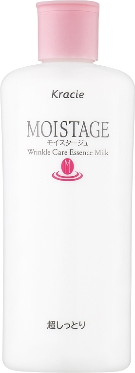 Антивозрастное молочко для лица - Kracie Moistage Wrinkle Care Essence Milk — фото N1