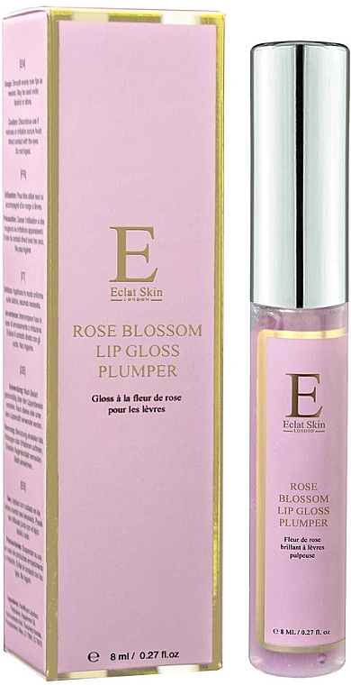 Блиск для губ - Eclat Skin London Rose Blossom Lip Gloss Plumper — фото N1