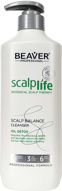 Детокс-шампунь для жирной кожи головы и волос - Beaver Professional Oil Detox Scalp Balance Cleanser