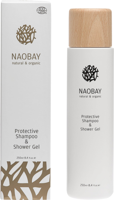 Шампунь-гель для душу захисний - Naobay Protective Shampoo & Shower Gel