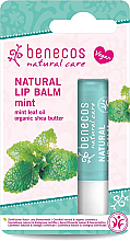 Бальзам для губ "Ментол" - Benecos Natural Care Lip Balm Mint — фото N2