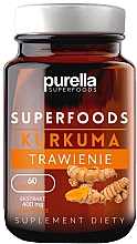 Пищевая добавка "Куркума" - Purella Superfood Kurkuma 400mg — фото N1