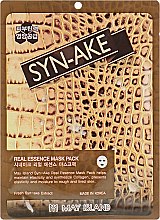 Тканинна маска для обличчя зі зміїною отрутою - May Island Real Essence Syn-Ake Mask Pack — фото N1