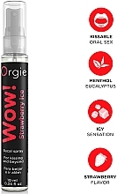 Спрей для орального секса - Orgie Wow! Strawberry Ice Bucal Spray — фото N2
