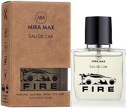 Ароматизатор для авто - Mira Max Eau De Car Fire Perfume Natural Spray For Car Vaporisateur — фото N2