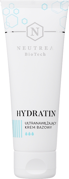Ультраживильний базовий крем для обличчя - Neutrea BioTech Hydratin Base Cream — фото N1