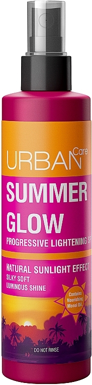 Освітлювальний спрей для волосся - Urban Care Summer Glow Progressive Lightening Spray — фото N1