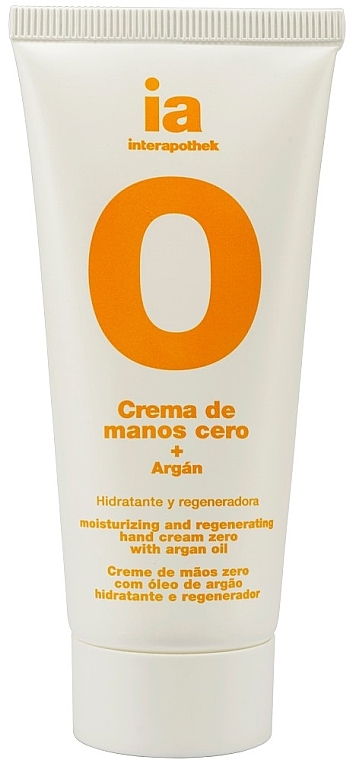 Крем для рук "0%" с аргановым маслом - Interapothek Crema De Manos Cero — фото N1