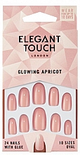 Парфумерія, косметика Накладні нігті - Elegant Touch Glowing Apricot False Nails