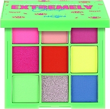 Парфумерія, косметика 7 Days Extremely Chick UVglow Neon Makeup Pigment Palette * - 7 Days Extremely Chick UVglow Neon Makeup Pigment Palette