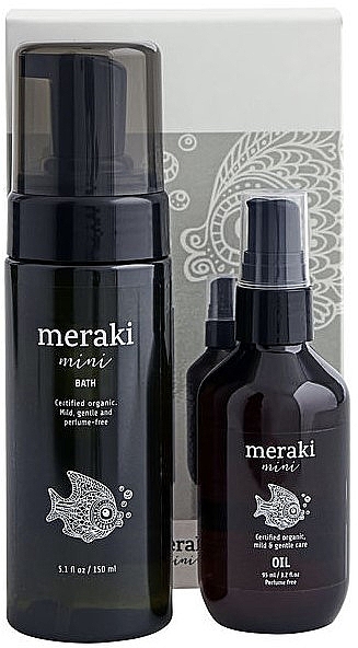 Набор - Meraki Mini Giftbox Bath and Oil (soap/150ml + oil/95ml) — фото N1