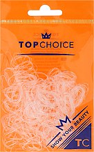 Резинки для волосся 22715, прозорі - Top Choice — фото N1