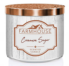 Духи, Парфюмерия, косметика Kringle Candle Farmhouse Cinnamon Sugar - Парфюмированная свеча