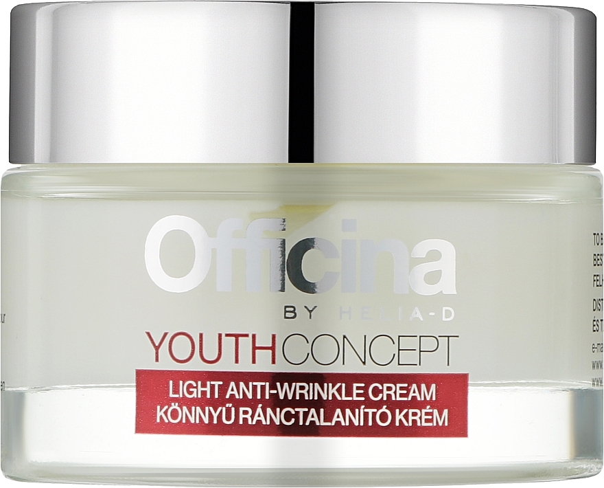 Крем для обличчя проти зморщок, легкий - Helia-D Officina Youth Concept Light Anti-Wrinkle Cream — фото N1