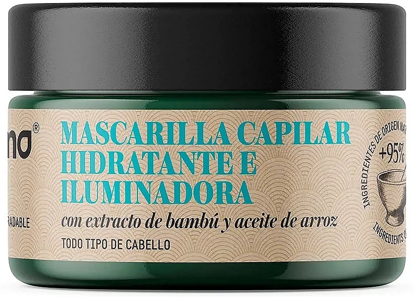 Маска для волос "Увлажнение и сияние" - Ecoderma Moisturize & Illuminate Hair Mask — фото N1