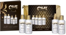 Парфумерія, косметика Набір - CHI Keratin Travel Kit (treat/59ml + shamp/59ml + cond/59ml + cond/59ml)