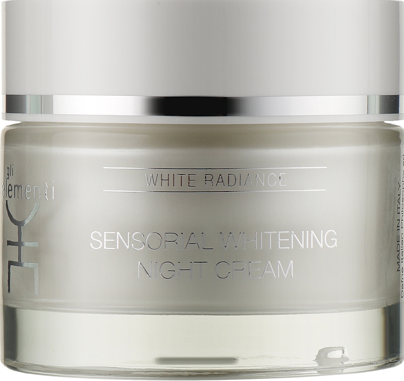 Нічний крем для обличчя - Gli Elementi White Radiance Sensorial Whitening Night Cream (тестер) — фото N1