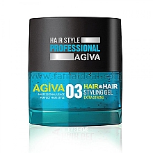 Духи, Парфюмерия, косметика Гель для волос "Экстра сильный" - Agiva Hair & Hair Styling Gel 03 Extra Strong