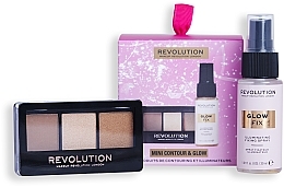 Набор, 2 продукта - Makeup Revolution Mini Contour & Glow Gift Set — фото N2