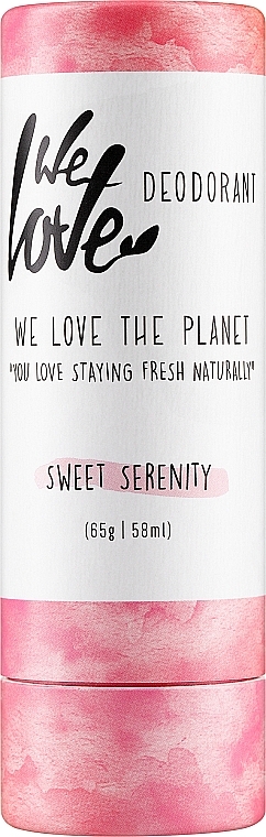 Твердий дезодорант "Солодка безтурботність" - We Love The Planet Sweet Serenity Deodorant Stick — фото N1