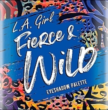 Палетка теней для век - L.A. Girl Fierce & Wild Eyeshadow Palette — фото N1