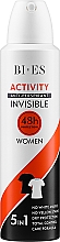 Антиперспирант-спрей - Bi-Es Woman Activity Anti-Perspirant Invisible — фото N1