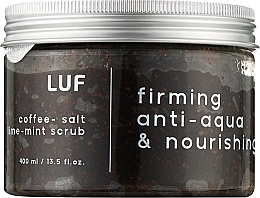 Укрепляющий кофейно-солевой скраб с кофеином, мятой и лаймом - Luff Coffee-Salt Lime-Mint Scrub — фото N1