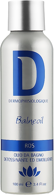 Пом'якашувальна олія для ванн, яка виводить токсини - Dermophisiologique Balneoil Ros — фото N1