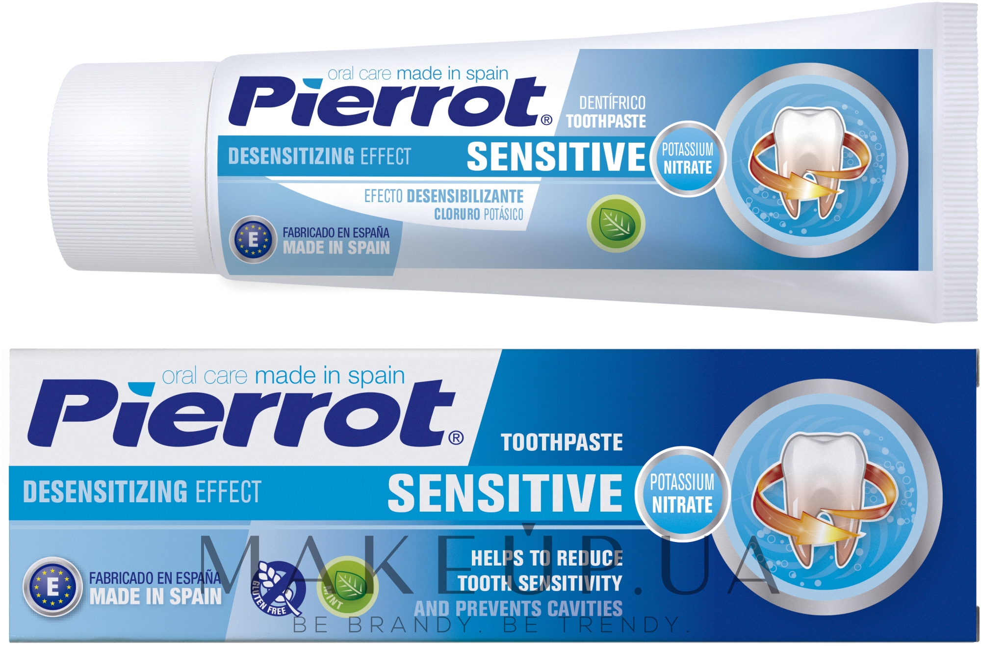 Зубная паста для чувствительных зубов - Pierrot Sensitive Toothpaste  — фото 75ml