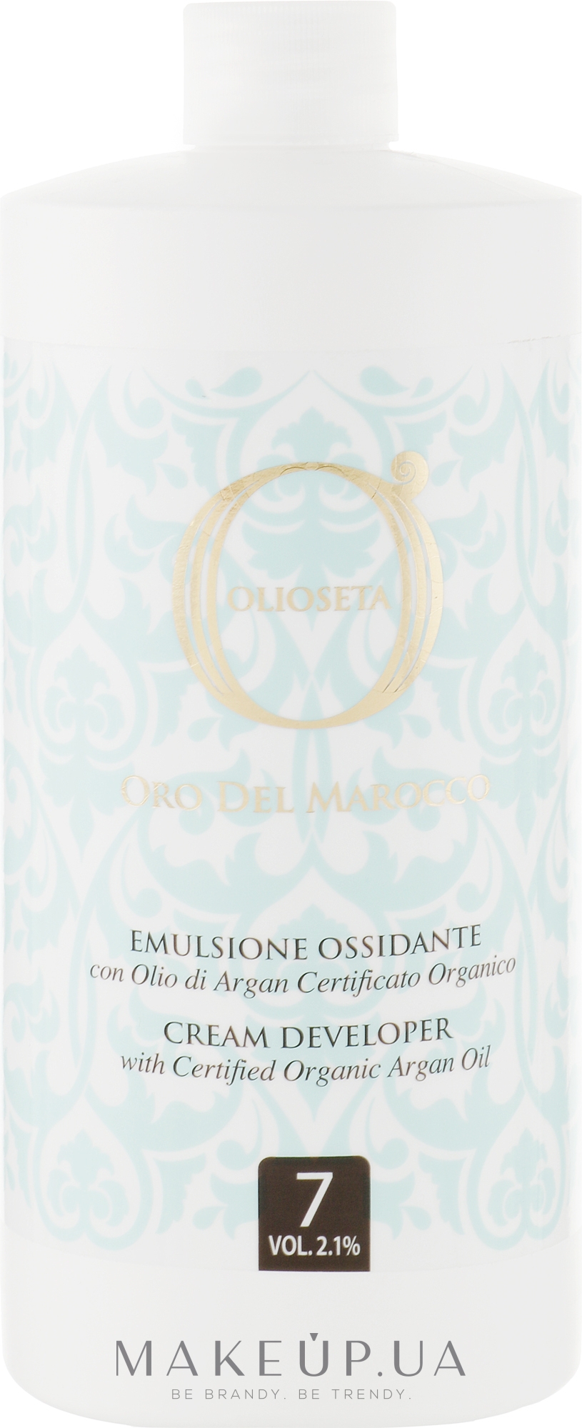 Окисляющая эмульсия с аргановым маслом 2.1 % - Barex Italiana Olioseta de Maroco  — фото 750ml