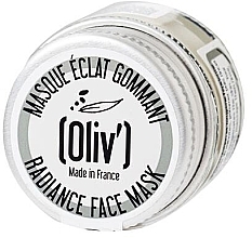 Духи, Парфюмерия, косметика Маска для сияния кожи лица - Oliv Face Care Radiance Face Mask (мини)