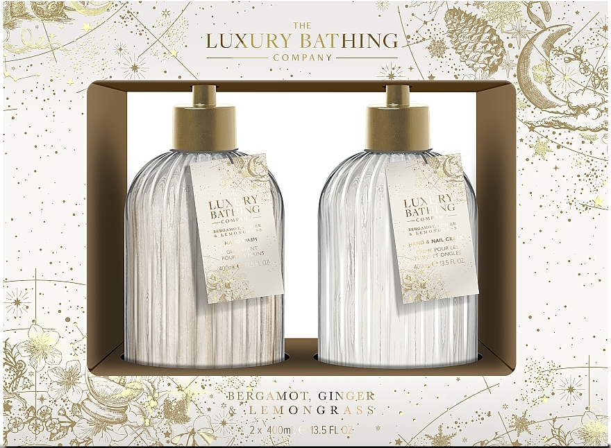 Набір - Grace Cole The Luxury Bathing Heavenly Hands (soap/400ml + h/cr/400ml) — фото N1