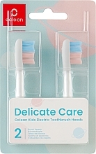 Парфумерія, косметика Насадки для дитячої електричної зубної щітки - Oclean P3K1 Brush Head Kids White