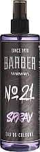Одеколон після гоління - Marmara Barber №21 Eau De Cologne — фото N2