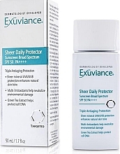 Парфумерія, косметика Захисний крем для обличчя - Exuviance Sheer Daily Protector SPF50 PA++++