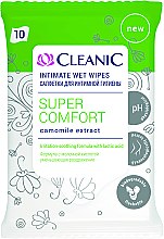 Парфумерія, косметика Серветки для інтимної гігієни - Cleanic Super Comfort Wipes