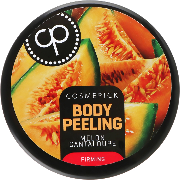 Пилинг для упругости тела с ароматом сочной дыни - Cosmepick Body Peeling Melon Cantaloupe